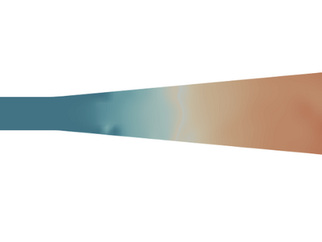 A simulação CFD do fluxo de cavitação dentro de um Venturi
