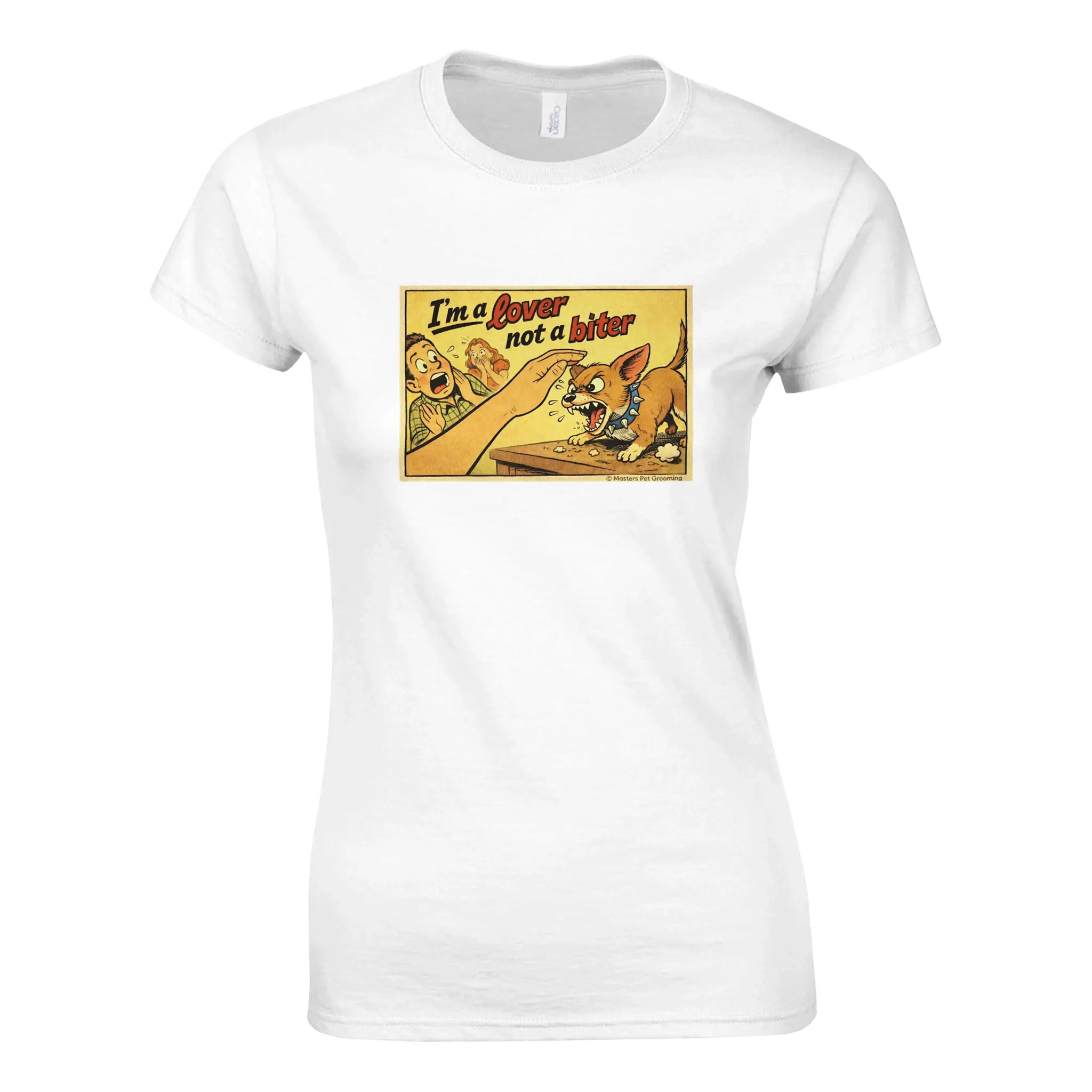 ‘I’m a Lover Not a Biter!’ Classic Womens Crewneck T-shirt