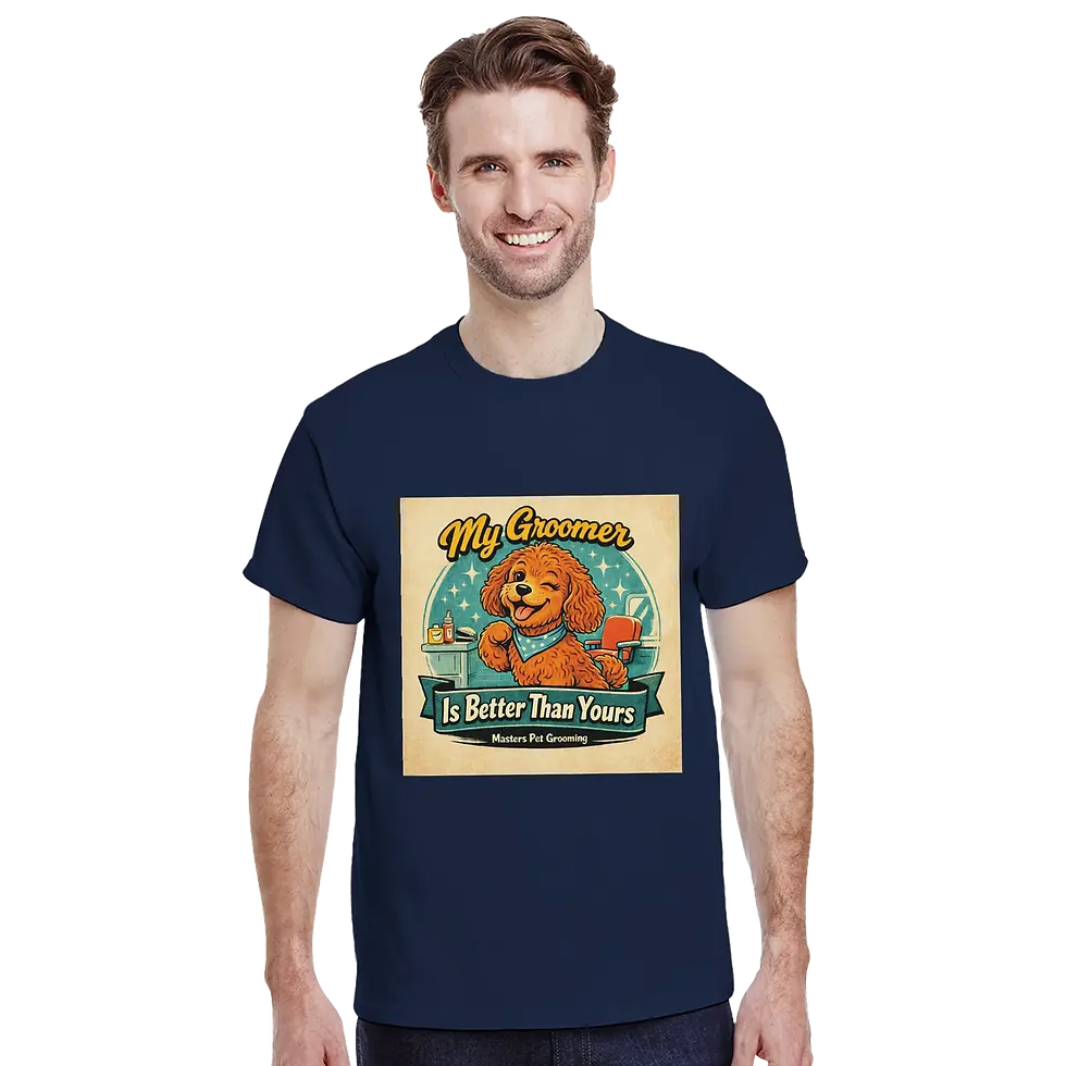 Thumbnail: My Groomer is Better Than Yours  (Ruby Cavoodle) Unisex Crewneck T-shirt