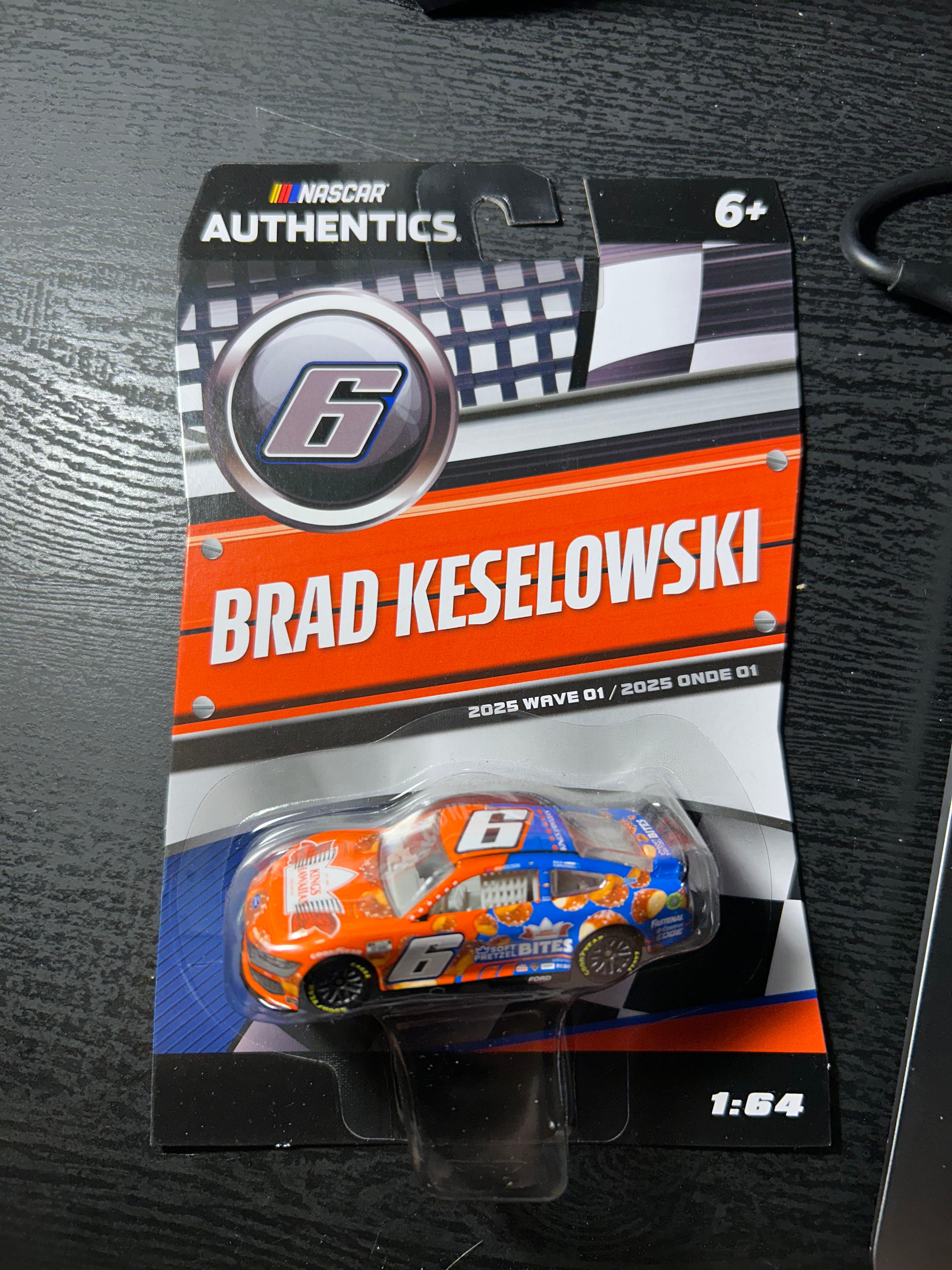 Brad Keselowski 2024 Soft Pretzel Bites 1:64 NASCAR Authentics Diecast