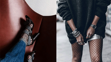 Fishnet tights, mejor conocido como las medias de rejilla son la tendencia prometida para el 2017