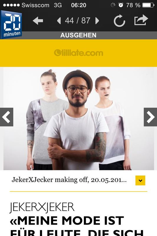 JEKERxJEKER in Tilllate.com magazine!