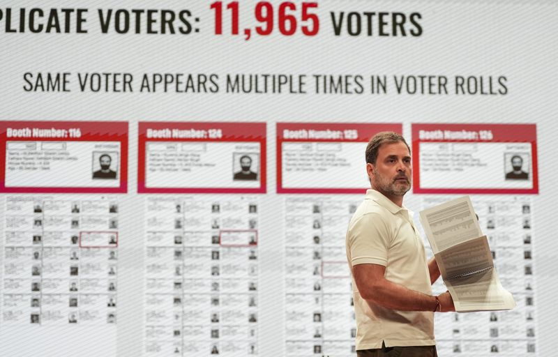 Instead of providing machine-readable files, Gandhi says the ECI handed over voter lists in seven-foot-long printed paper rolls, making it nearly impossible to conduct a digital analysis quickly.
In his words, this was “systematic electoral fraud” aided by those meant to safeguard democracy.
