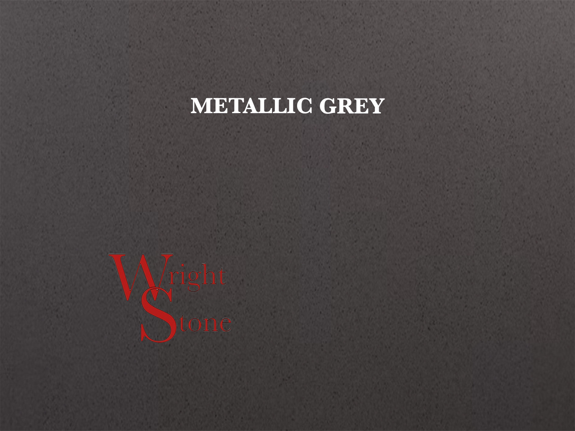 Grey Metallic Global Quartz Sample