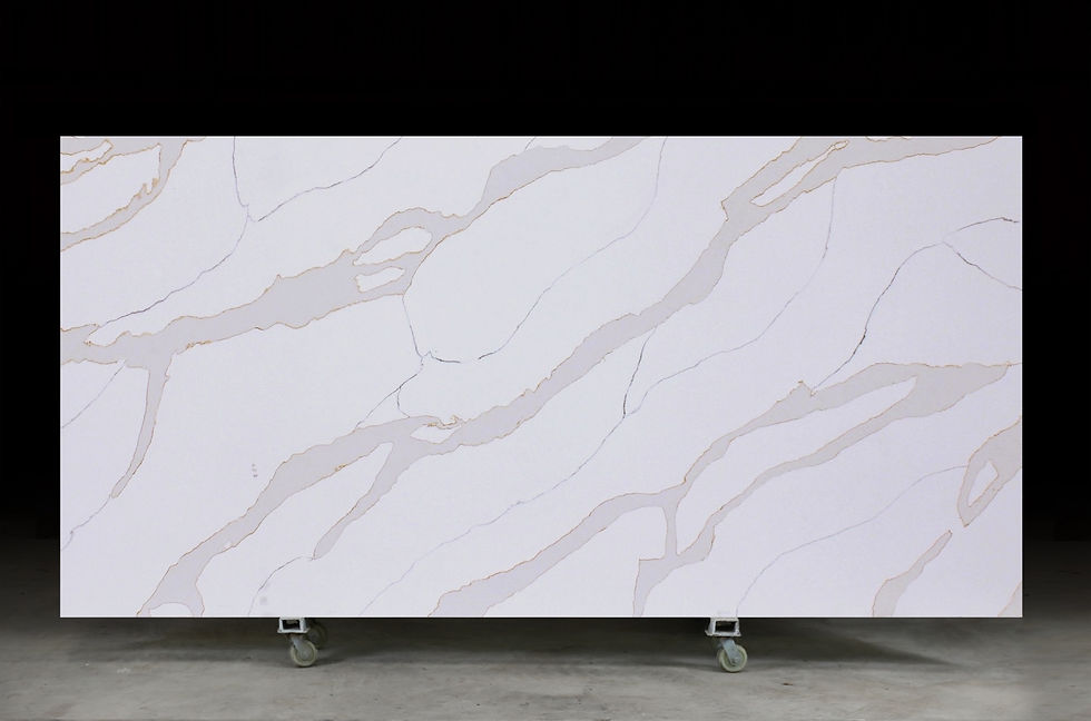 Thumbnail: Calacatta Milano Quartz Sample