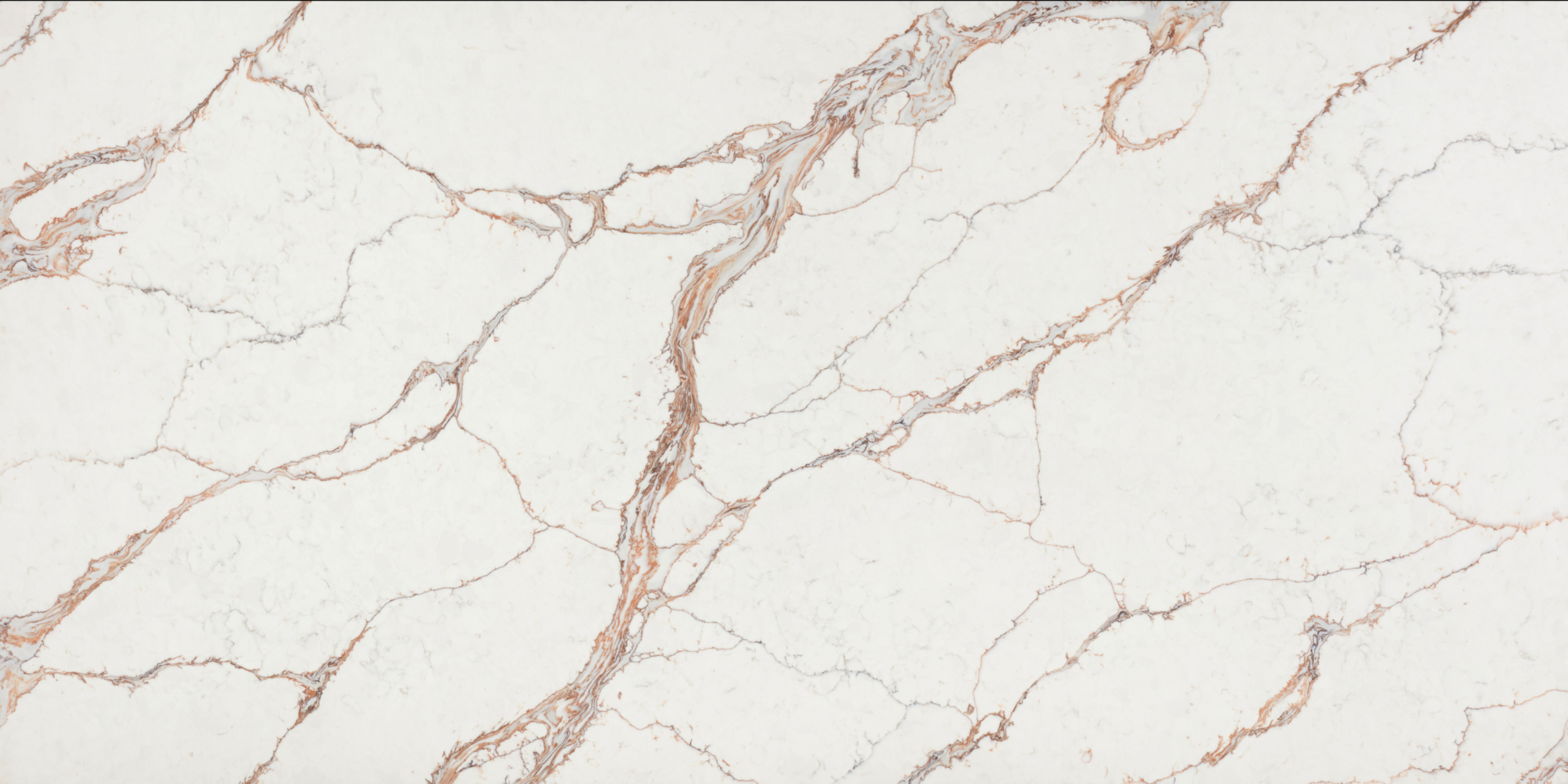 Calacatta Oro Nile Quartz Sample