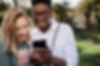 Couple checking VegAssistant on their smartphone