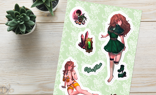 Tavia L. Sticker sheet xXx