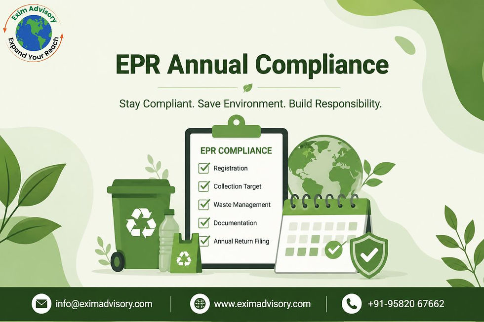 EPR Annual Compliance: Managing Annual Obligations with Exim Advisory
