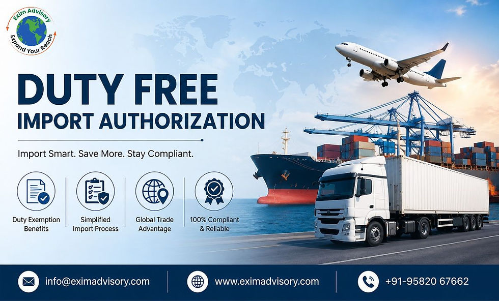 Duty Free Import Authorization: A Business-First Approach to Import Planning