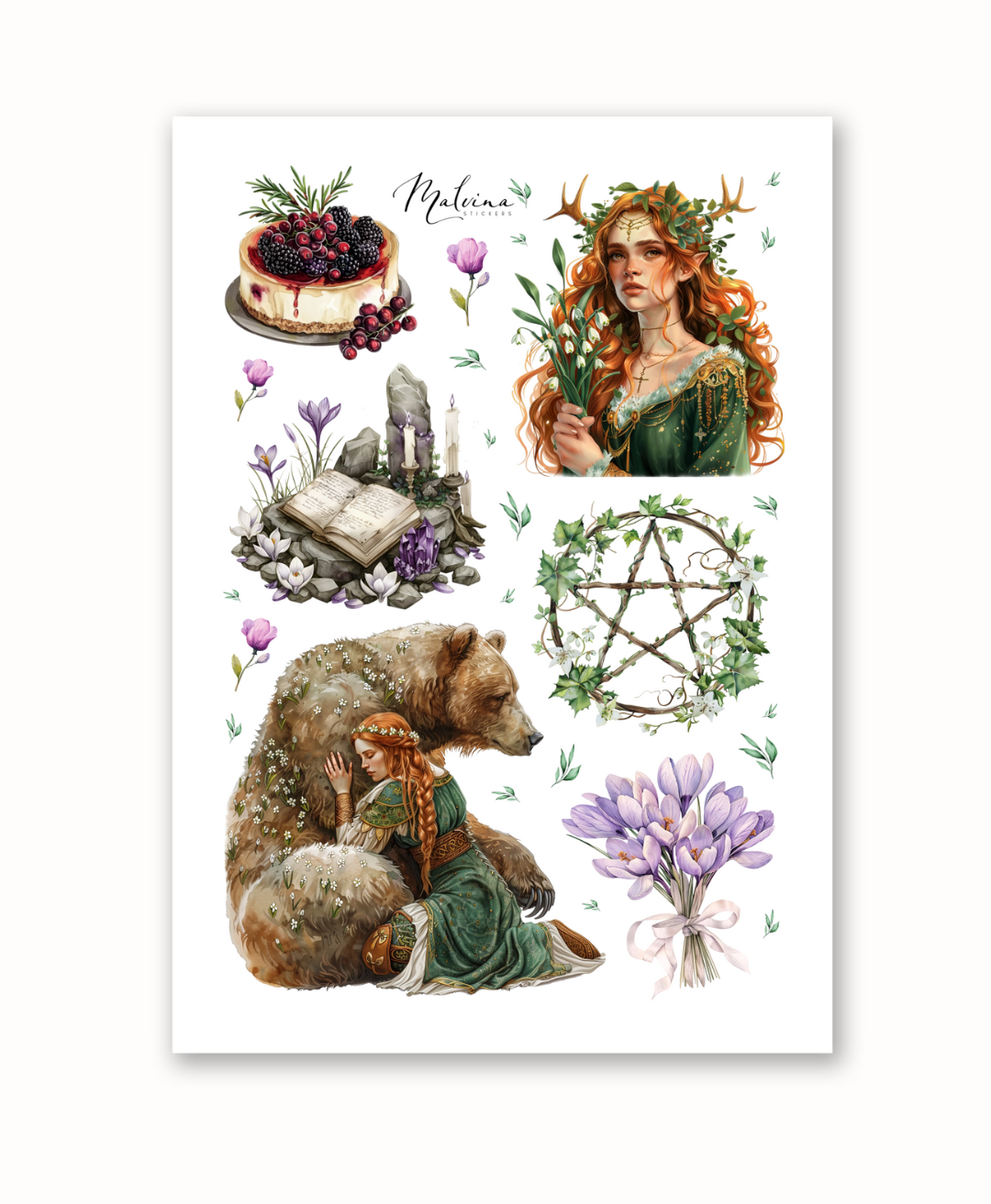 Стікери «Зв'язок з природою»