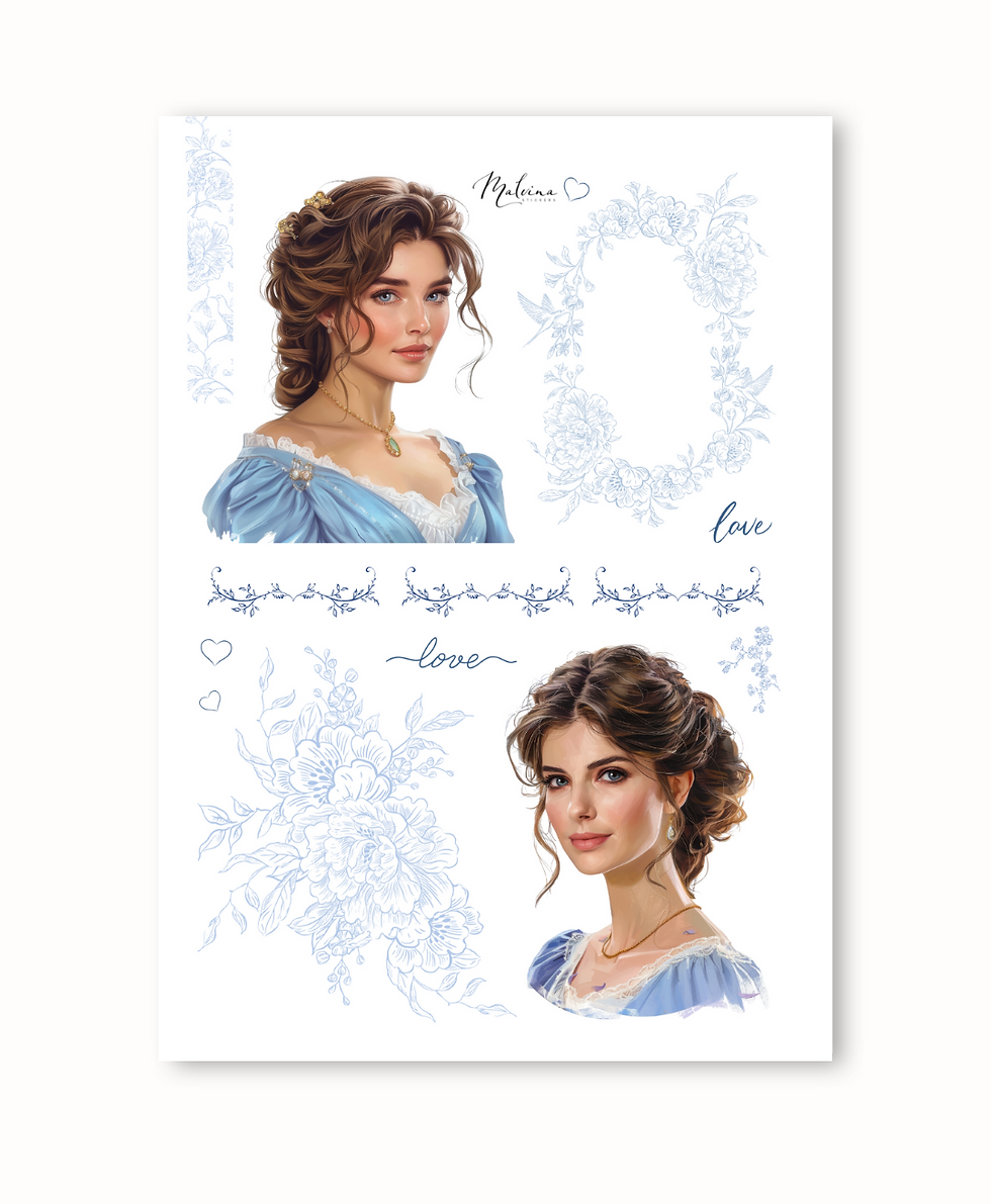 Стікери «Романтичні візерунки 2»