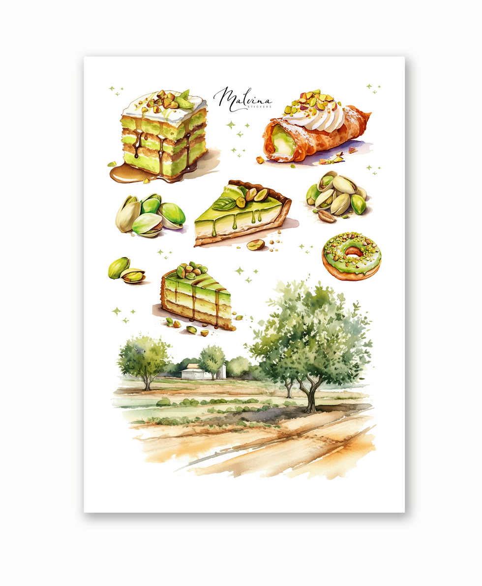 Стікери «Фісташка»