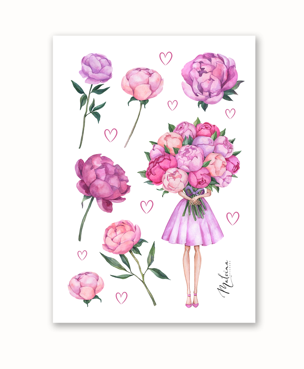 Стікери Квіти 1