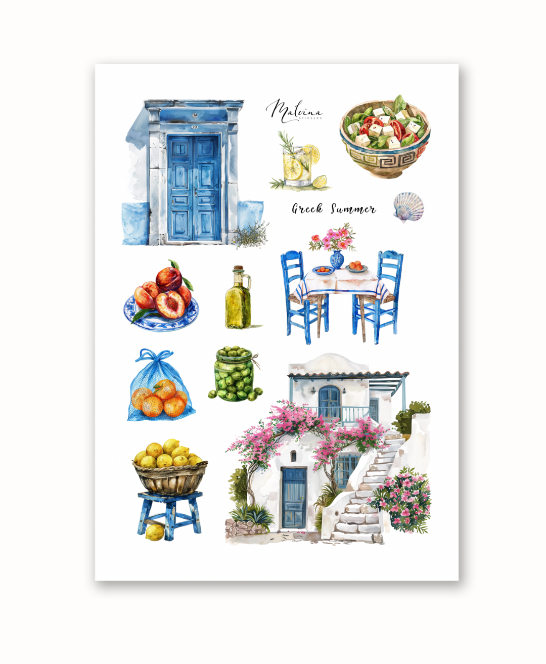 Стікери «Greek summer 2»
