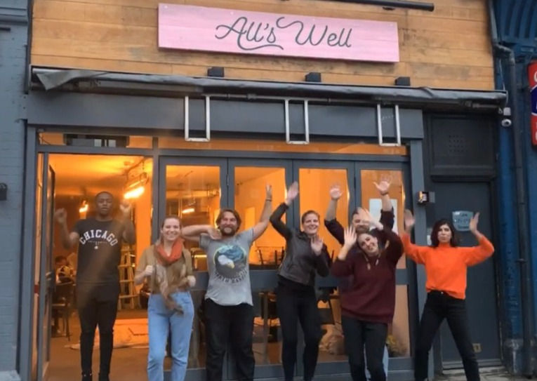 All’s Well for Hackney restaurant born to keep staff going in lockdown