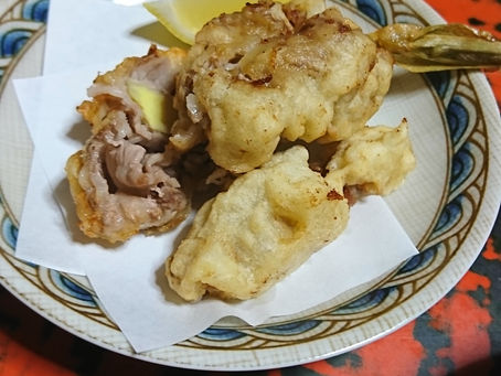 送別会の様子。（すき焼き！）