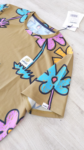 SAYSKY ランニングTシャツ LMRSS08C1017 FLOWER COMBAT T-SHIRT