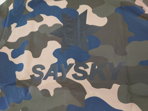 SAYSKY ランニングジャケット Camo Pace Jacket-WOODLAND CAMO IMRJA06