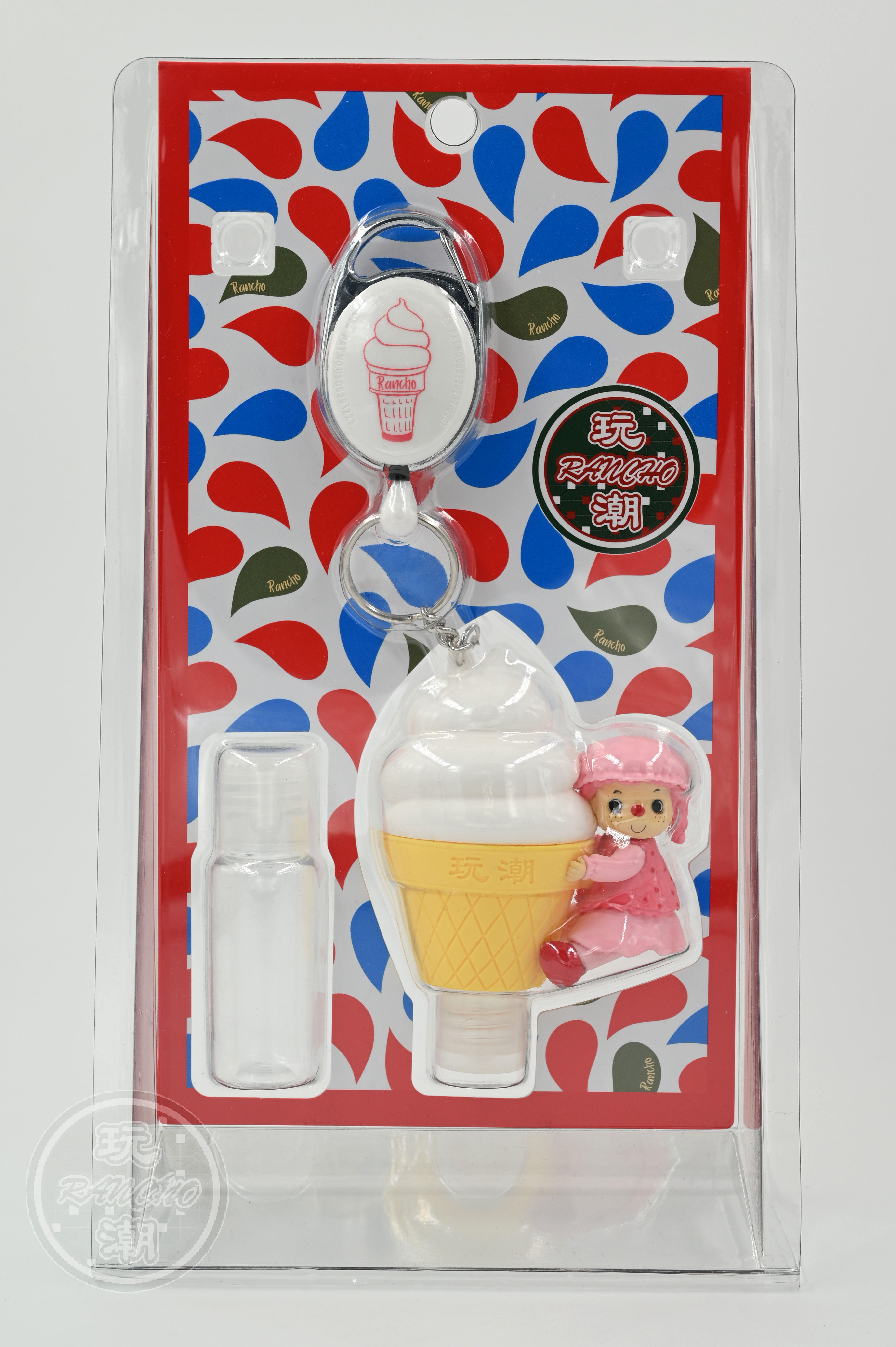 雪糕妹搓手液瓶套裝/Ice Cream Doll Hand Sanitizer Bottle Holder
