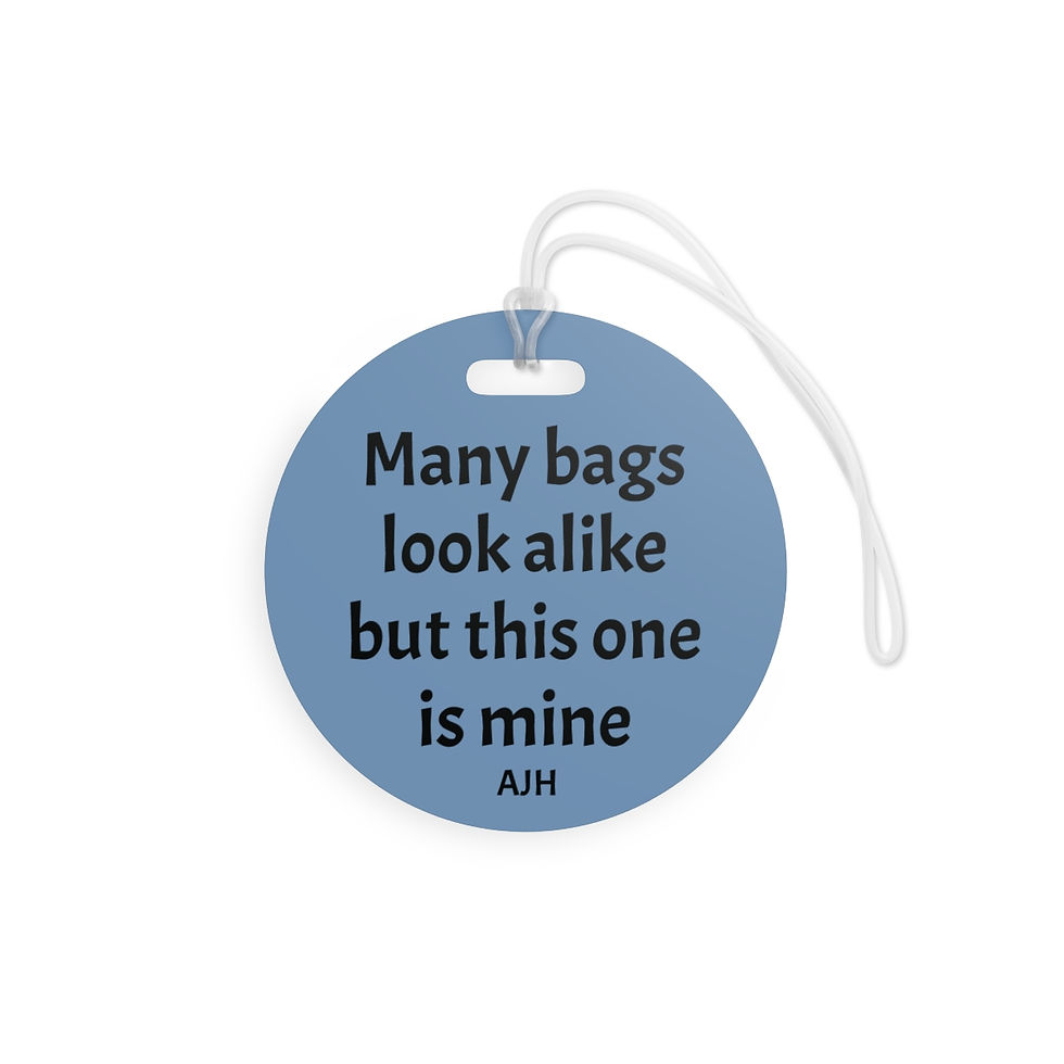 Thumbnail: Philly Cracks Me Up Personalized Luggage Tag - Blue