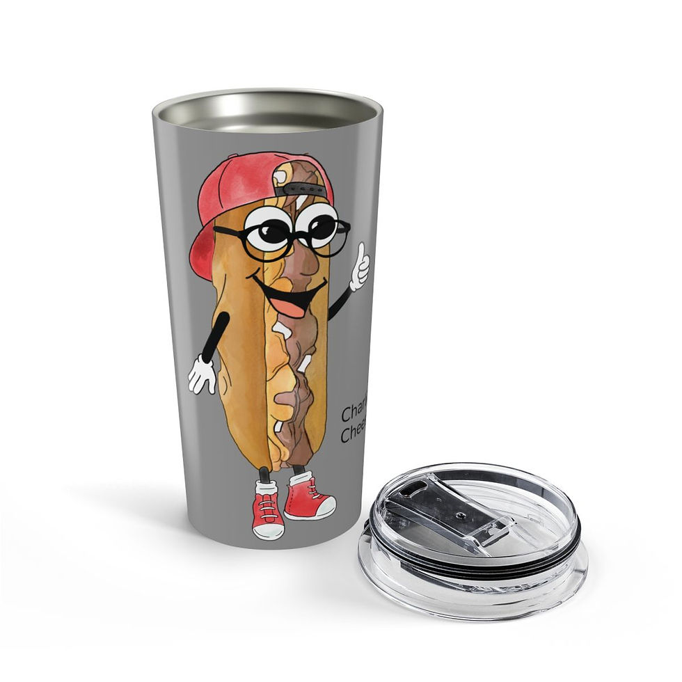 Thumbnail: Charlie Cheesesteak Stainless Steel 20oz Tumbler