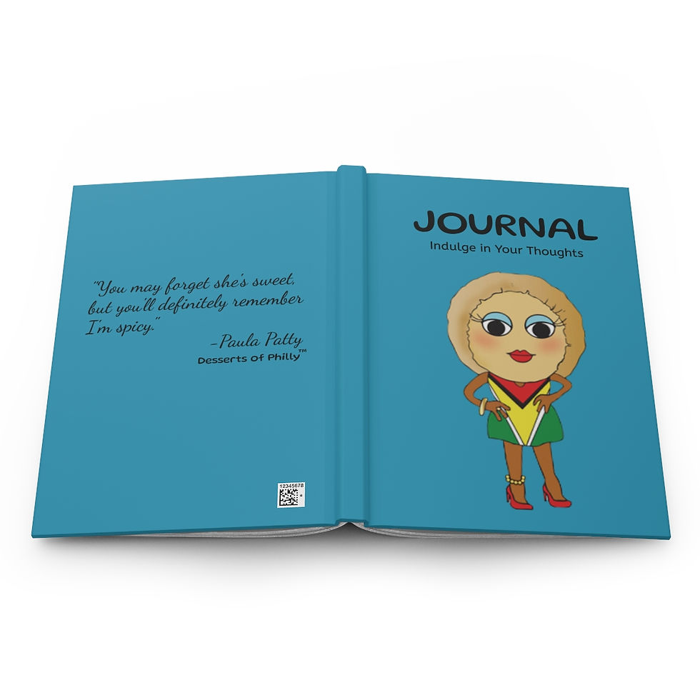 Thumbnail: Desserts of Philly Paula Patty Quote Hardcover Journal