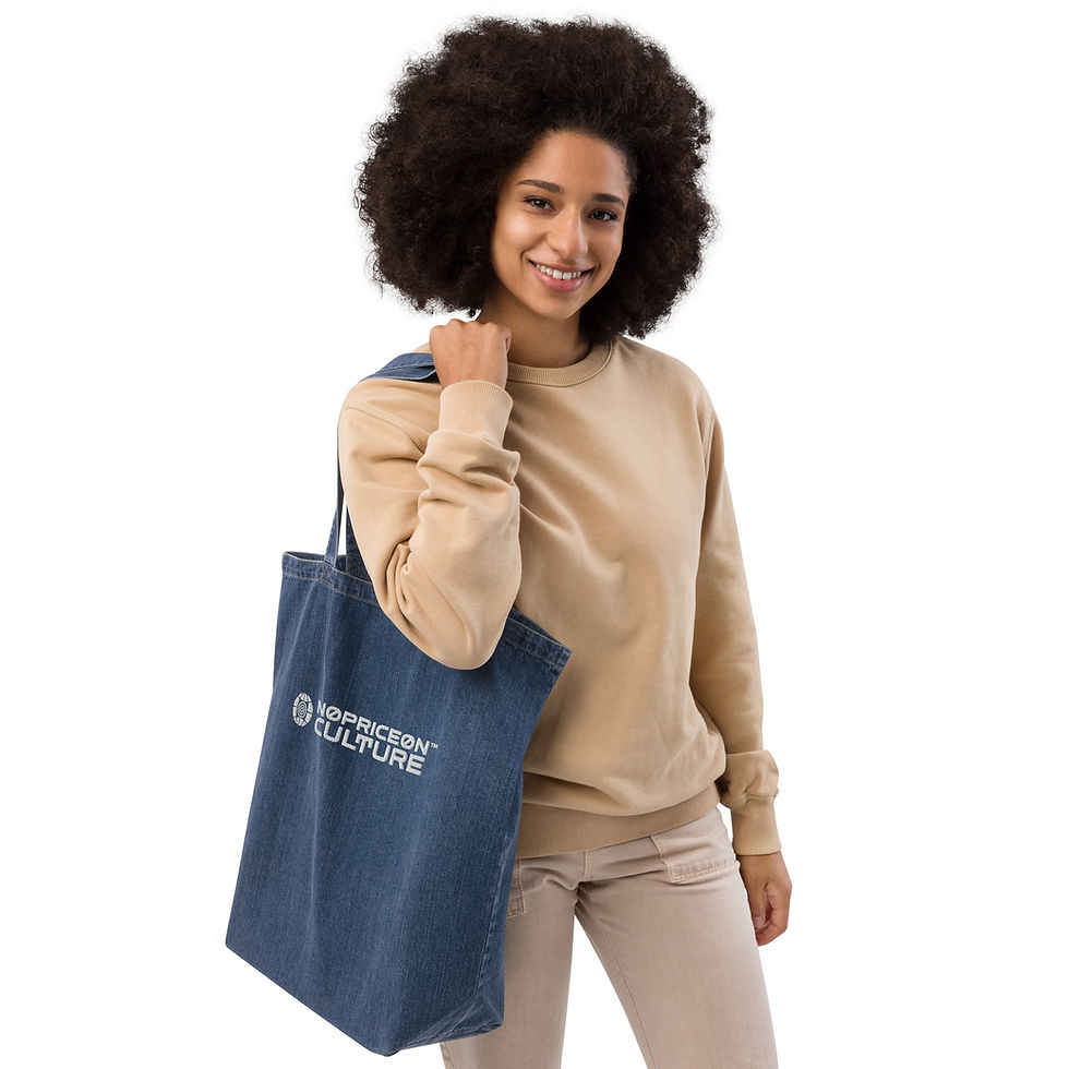 Thumbnail: Organic Denim tote bag