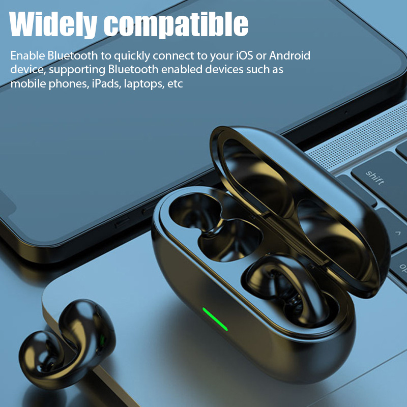 Miniatura: Novo Fone De Ouvido Bluetooth HiFi Stereo Bass TWS Com Microfone  Cancelamento D