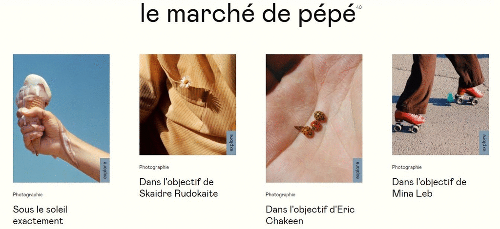 Carnet Photo - Le marché de Pépé - Mint