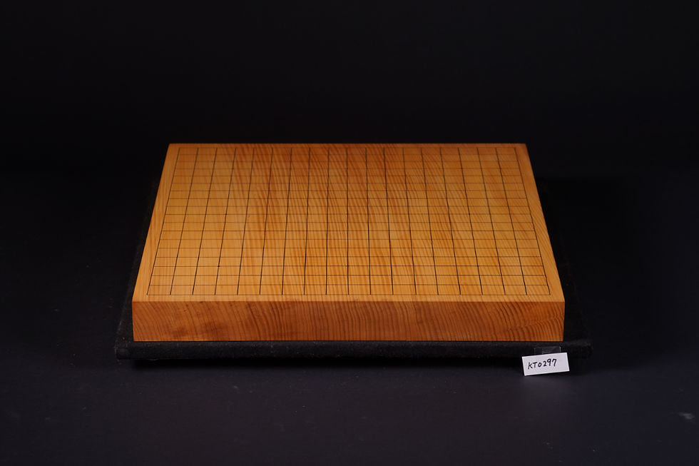 KT0297】日向産本榧 天地柾 一枚盤 卓上碁盤 | 日向碁盤碁石