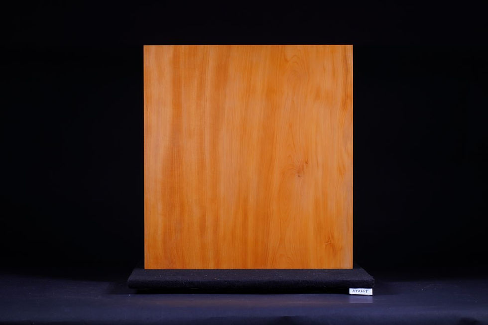Thumbnail: 【KT0309】Hyuga Hon-Kaya, Itame (Flat Grain), Kiura, One-piece Table Go Board