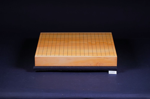 日向特産榧碁盤 SET301】日向産本榧 木表 一枚盤 卓上碁盤セット（華印31号、花梨碁笥