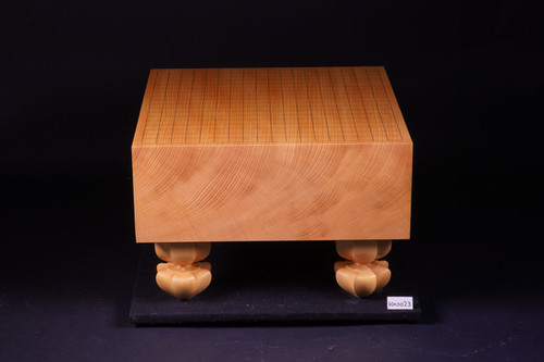 KM0023】九州山地産本榧 柾目 脚付碁盤 | 日向碁盤碁石