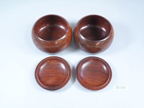 3-1926 碁盤（榧）・碁石（蛤、花梨）セット 3-1926 碁盤（榧）・碁石