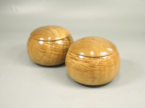 黄蘗(キハダ)玉杢 | 日向碁盤碁石