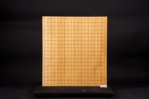 SET315】日向産本榧 柾目 一枚盤 卓上碁盤セット（月印36号、花梨特大