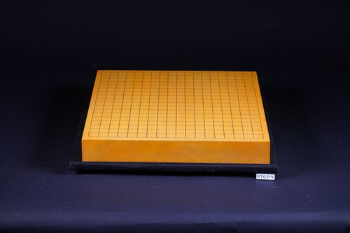 KT0314】日向産本榧 柾目 一枚盤 卓上碁盤 | 日向碁盤碁石