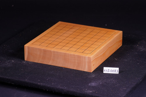 KTS0083】日向産本榧 天地柾 一枚盤 9路盤 卓上碁盤 | 日向碁盤碁石