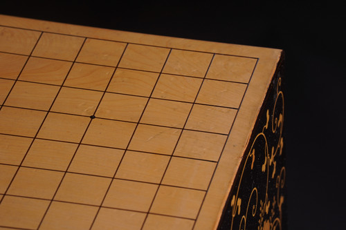 AN014】金蒔絵脚付碁盤 | 日向碁盤碁石