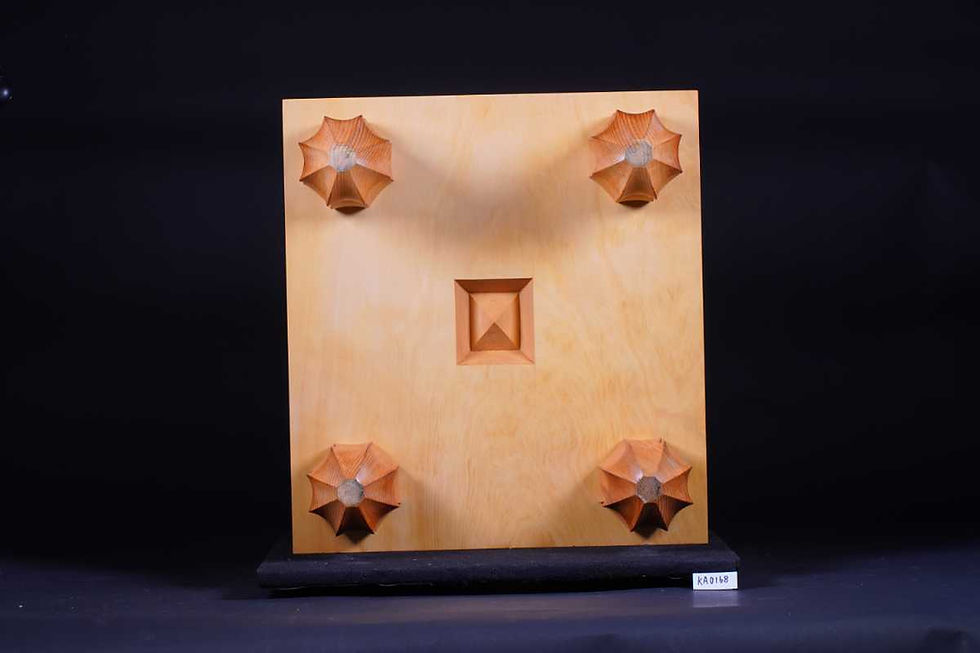 Thumbnail: 【SET293】Hyuga Hon-Kaya, Itame (Flat-sawn Grain), Kiura, Go Board with Legs Set(Snow Grade, Size 34, Kokutan (Ebony))