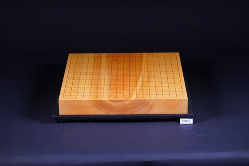 SET302】日向産本榧 木裏 一枚盤 卓上碁盤セット（華印38号、花梨超