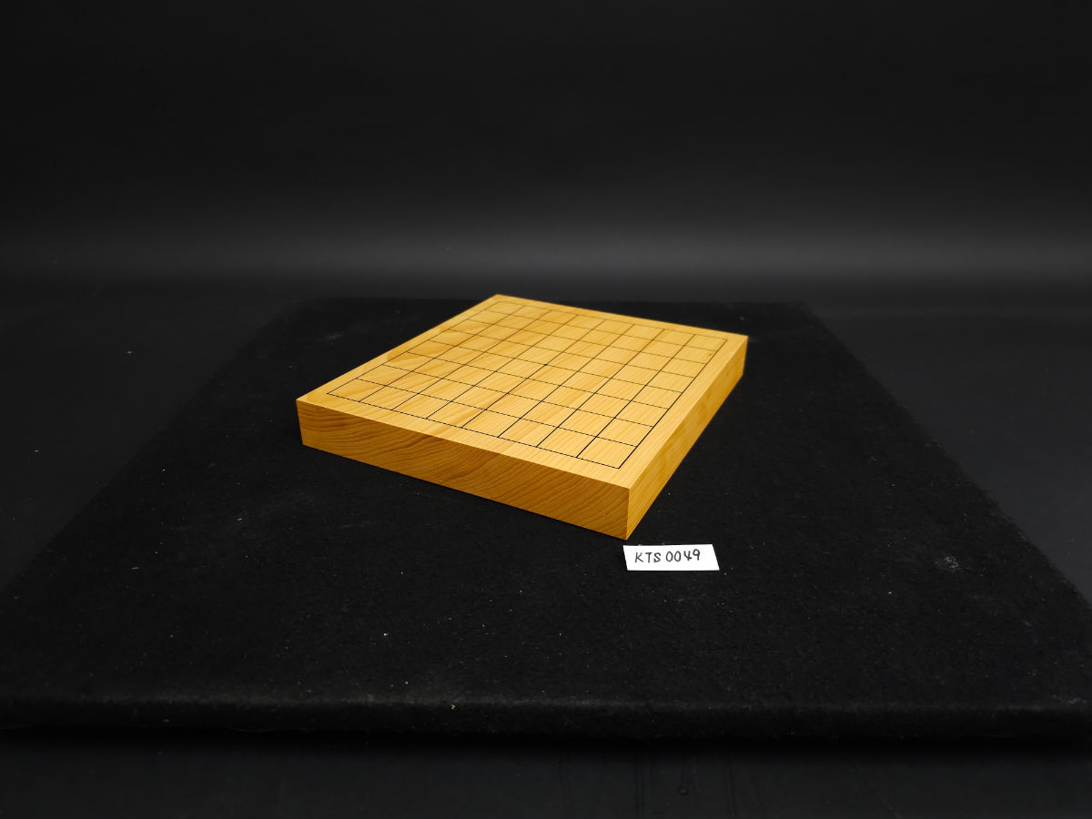 【KTS0049】日向产本榧 追目 独木 桌上棋盘 (9路盘/6路盘)