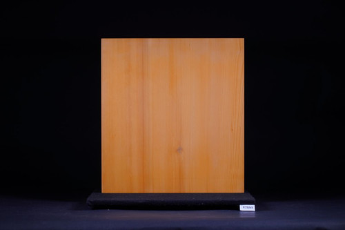 日向特産榧碁盤 SET304】日向産本榧 天地柾 一枚盤 卓上碁盤セット（華印35号、欅特大