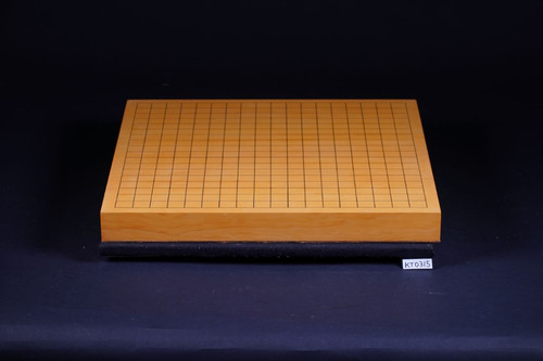 本格　碁盤 国産本榧卓上将棋盤 1寸4分（ハギ盤） st10045 | 前川榧碁盤店