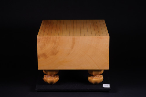 KM0018】九州山地産本榧 柾目 脚付碁盤 | 日向碁盤碁石