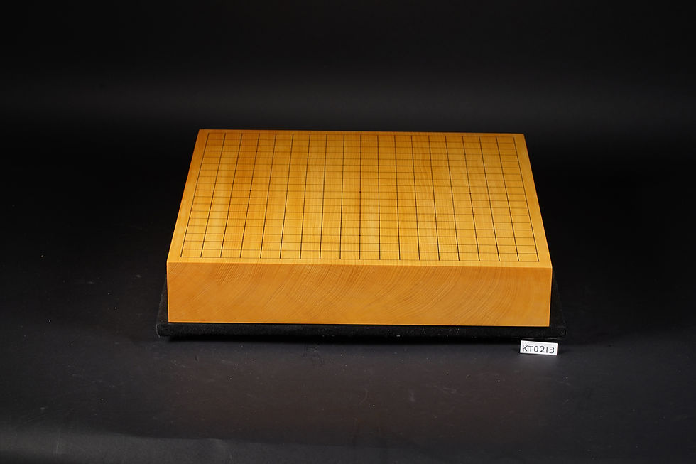 Thumbnail: 【KT0213】Table Go Board(Snow Grade, Size 38, Hon-Kuwa Go Bowls)