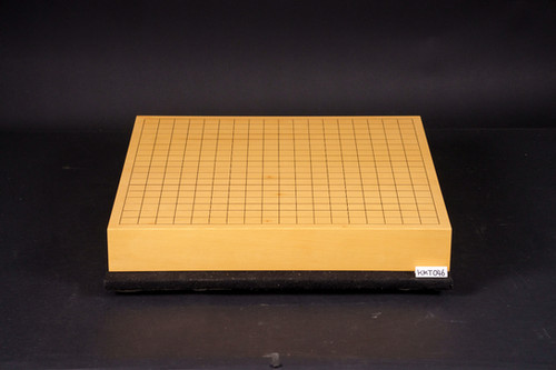 KMT046】九州山地産本榧 柾目 一枚盤 卓上碁盤 | 日向碁盤碁石