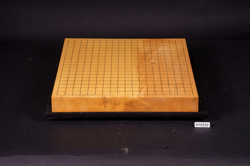 SET311】日向産本榧 木表 一枚盤 卓上碁盤セット（華印28号、欅特大