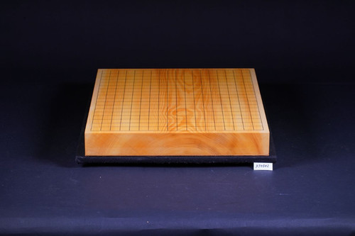 SET301】日向産本榧 木表 一枚盤 卓上碁盤セット（華印31号、花梨碁笥